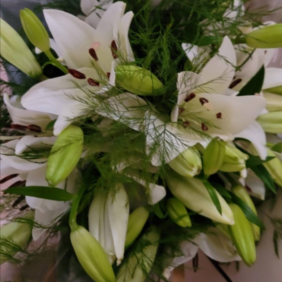 Bouquet de lys blancs | La Vie en Fleur